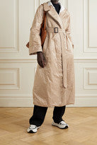Load image into Gallery viewer, The Cube Cameluxe Belted Shell Coat - Beige
